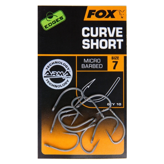 FOX haczyki CURVE SHORT 4 / 10 szt.